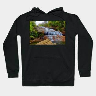 Waterfall on the Graveyard Fields Hike Hoodie